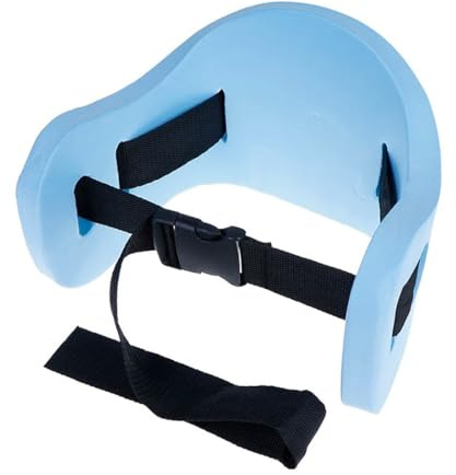 YCYU Pool Back Floating Swim Belt EVA Foam Swimming Training Aid Waist Float Kickboard for Adults and Kids (Blue)