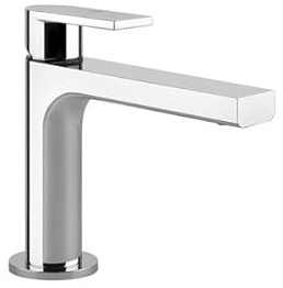 Gessi Emporio Via Manzoni Mélangeur monocommande de lavabo, sans garniture mécanique, saillie 128 mm, 38605031, 38605031, Colorazione: cromo