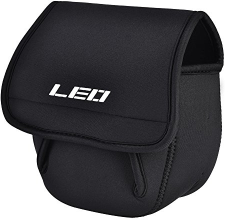 Angelrolle Tasche Abdeckung Angeln Rollentasche Reel Pouch Fishing Reel Bag Cover, Schutzhülle Beutel Aufbewahrung Tragbare Tasche für effektive Schutz Ihrer Angelrolle vor Auswirkungen, Kratzer