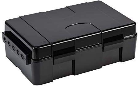Knightsbridge JB55BK IP55 Weatherproof Electrical Box for Outside - Black, 116.0 mm*334.0 mm*220.0 mm
