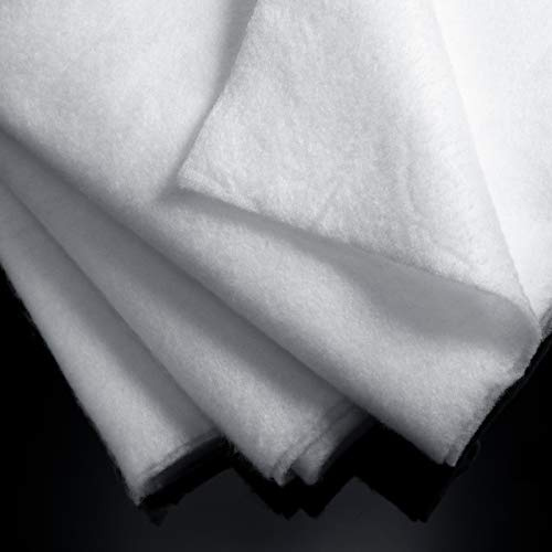 2 Pezzi Imbottitura per Trapunta in Poliestere da 59 Pollici Battuta Incollata Imbottitura in Ovatta per Quilting Craft e Wearable Arts (1 Yard)