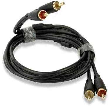 QED Connect 2 Male x Phono to 2 Male x Phono RCA Audio Cable (0.75)