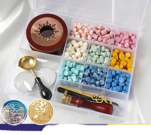 Lot de 900/1200 perles de cachet de cire à cacheter pour artisanat vintage, enveloppe de mariage, sceau de cire à cacheter ancien, outils de fabrication de tampons de cire - Ensemble B 9, Espagne
