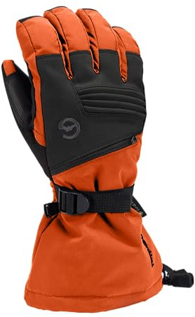 Gordini Gant Gore-Tex Storm pour Homme, Rouille/Noir, Taille L