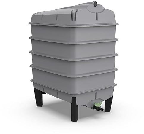 Tiger Wormery Compostiera per vermi con 250 g di vermi – Progettato e realizzato nel Regno Unito