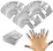 Fanjuanlan 200 pièces Papillotes en Aluminium Vernis à Ongles Enlever, Feuille d'aluminium pour Retirer À Ongles Gel Ongle, Vernis à Ongles en Aluminium