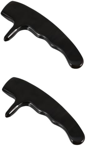 Beaupretty 2stücke Buffalo Horn Massagegerät Handpolierte Schabewerkzeug Für Fußmassage Leicht Und Tragbar Für Nacken Beine Und Füße Entspannung Und Hautpflege