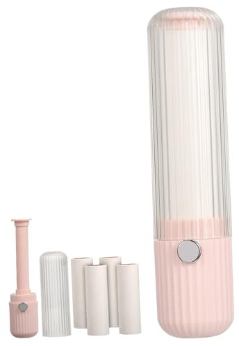 SEWOART Haarentfernungsrolle Portable Für Unterwegs Tierhaarentferner Mini-fusselrolle Mit Schutzhülle Stick-it-Roller Für Kleidung Fusselentferner Klebrig Fusselbürste Tragbar