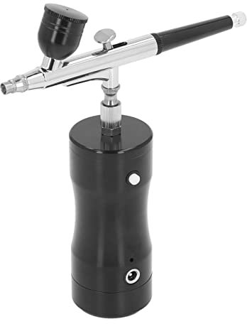 LOCADENCE Airbrush-Set, tragbares kabelloses Auto-Airbrush-Pistolen-Set, USB-Aufladung, Sprühfarbe, Airbrush-Pistolen-Set für Tattoo-Modellmalerei, Kuchendekoration