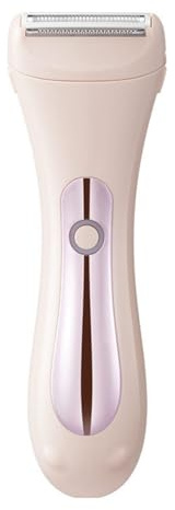 MOLERRI Rifinitore Bikini Elettrico 2in1 per Rasoio Elettrico Wet/Dry per La Depilazione Zona Pubica, Viso, Gambe, Rosa