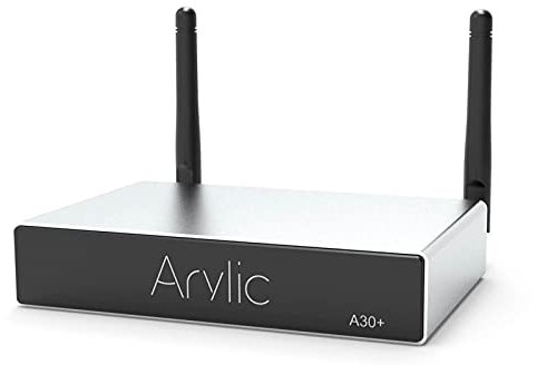 Arylic WiFi e Bluetooth 5.0, Mini amplificatore stereo domestico wireless classe D a 2 canali per altoparlanti con spotify, AirPlay 1, audio digitale multiroom/multizone Amp - Up2stream A30 +