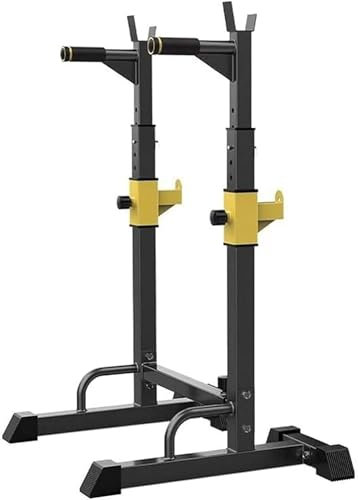 GIGBIRD Professionelles Squat Rack Krafttrainingsgerät Heimsport Langhantelständer Kniebeugenständer Bankdrückständer Kniebeugenständer/Heimbankdrücken/Multifunktions