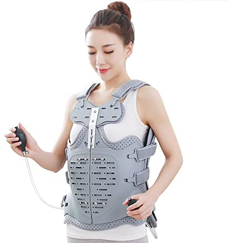 ERSINIAN Orthèse thoraco-Lombaire réglable, Protection Contre Les fractures thoraciques, Mauvaise Posture, hyperextension, fractures par Compression de la Colonne vertébrale