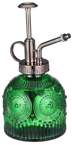 Balacoo Nebulizzatore Piante in Vetro 400ml, Spruzzatore per Casa e Giardino, Design Elegante, Uso a Mano, Getto Uniforme e Resistente