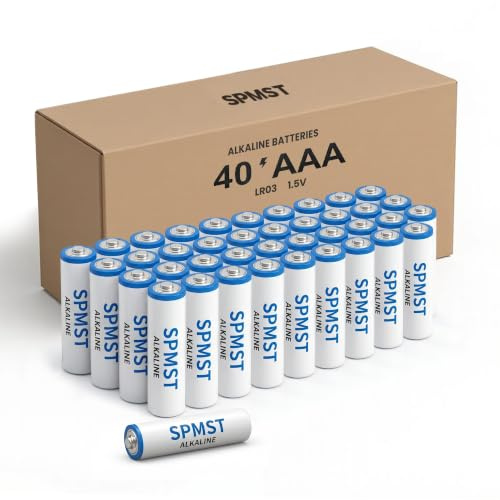 AAA Battery Alkaline Power Supply, Alkaline Battery Pack, Including Power Enhancement Components, Durable And Long-Lasting, AAA Batteries For Household And Office Equipment(40 Pack)