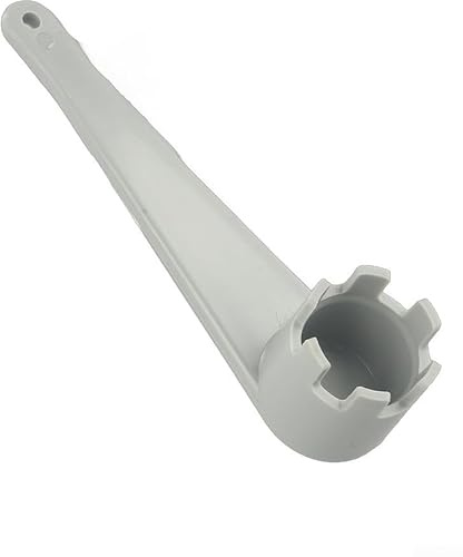 Gdfnmogo Clé à valve d'air pour bateaux gonflables, outil de valve à 6 rainures compatible avec matelas pneumatique de canoë, bateau pneumatique, clé à valve portable en PVC avec levier
