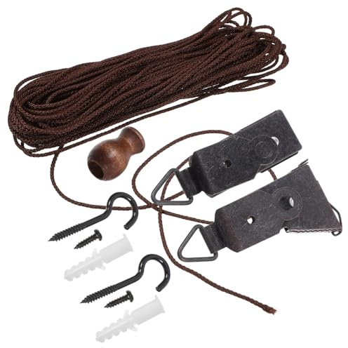 Toyvian Kit Completo di Accessori per Tende a Rullo Corda Sostitutiva, Parti per Tapparelle e Avvolgibili, Adatto per Tende da Finestra in Ufficio e Ambienti Domestici Interni