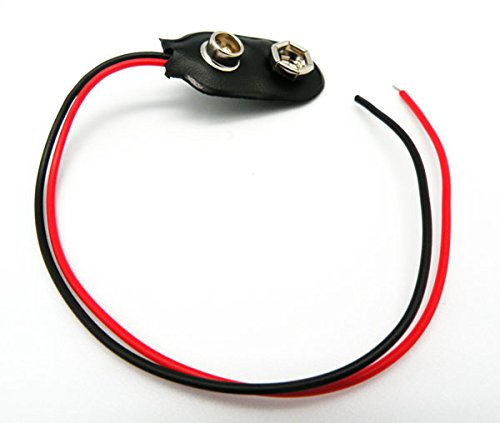 Euroconnex - Clip para pila de 9V con cable de longitud 110mm