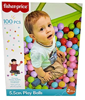 Fisher-Price 100 st 5,5 cm lekbollar