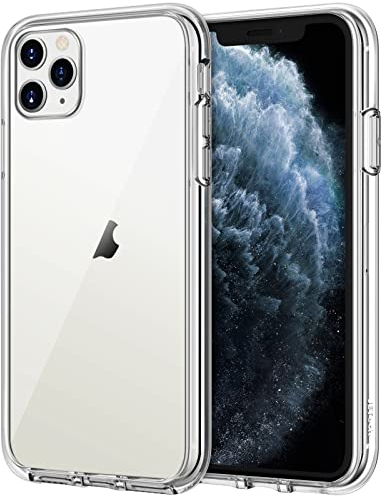 JETech Case for iPhone 11 Pro Max 6.5-Inch, Non-Yellowing Shockproof Phone Bumper Cover, Anti-Scratch Clear Back (Clear)