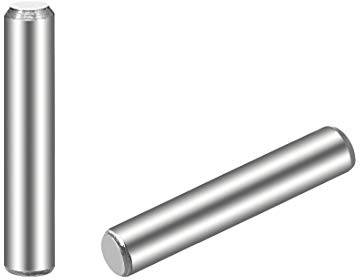 sourcing map 25 Stück Zylinderstifte 3 x 16 mm (ca. 1/8) Dübelstift 304 Edelstahl Holz Etagenbett Dübelstifte Regal Heringe Stützregale
