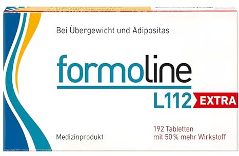 formoline L112 EXTRA: Medizinprodukt zum Gewichtsmanagement mit Wirk-Ballaststoff L112, Klinisch belegt, auf natürlicher Basis, Entwickelt in Deutschland, 192 Tabletten