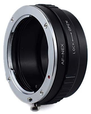 AF-NEX Objektivadapter Adapterring,für Minolta AF Objektiv/A Objektiv Kompatibel für E-Mount Kamera,NEX-3,NEX-C3,NEX-F3,NEX-3N,NEX-5,NEX-5N,a7,a7S,a7R;AF to NEX Lens Adapter