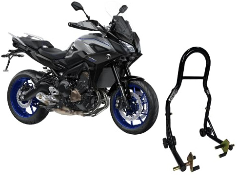 Cavalletto moto alzamoto alza ruota anteriore per alzare la gomma davanti della Yamaha Tracer 900 ABS GT