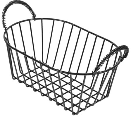Hohopeti Metallkorb Aus Eisendraht Kleiner Obstkorb Für Küchentheke Aufbewahrungsbehälter Für Kleinigkeiten Organizer Für