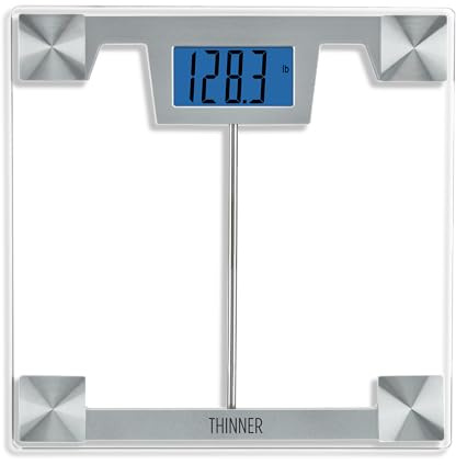 THINNER by CONAIR TH322 Digital Glass Weight Scale