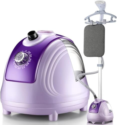 HPTHLY Vaporizador De Ropa Vertical, Plancha De Vapor Vaporizador De Ropa De Pie 35S Eliminación Rápida De Arrugas 10 Modos De Vapor con Tanque De Agua De 1.8L