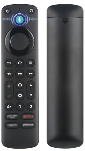 Aimdio Telecomando Vocale Pro per Fire Stick Lite 4K Max, Smart TV 3a Gen, Serie 4/2, Cube, per Insignia Toshiba Pioneer, con Funzionalità Trova il mio Telecomando