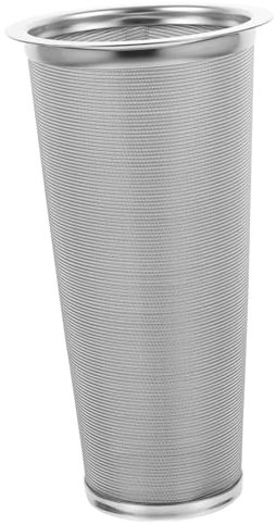 Alipis Filtro Infusor De Té y Café De Acero Inoxidable Colador De Malla Para Jugos y Bebidas Reusable y Fácil De Limpiar Compacto Para Jarra De Boca Ancha