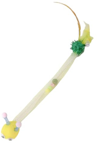 a Molla con Campanello per Gatti Elastico Retrattile, Colpire, Mordere, | Interattivo con Gatta, Tubo a Molla e Campanello giochi masticabili per con campanella