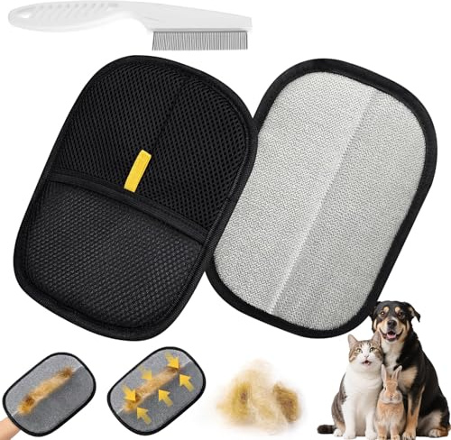 Pelliccia per animali domestici, assorbimento dei peli di animali, senza pelo, guanto per la rimozione dei peli di animali, guanto per la cura dei peli di animali, guanto per la cura del pelo del cane