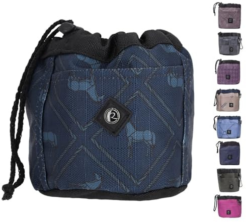 NETPROSHOP Leckerlibeutel Belohnungsbeutel für Leckerlis von Pferd und Hund, Farbe:Navy Dusk