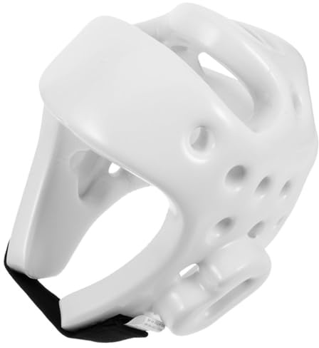 GOOHOCHY Caschetto da Boxe e Taekwondo Regolabile per Adulti e Protezione Testa Ergonomica e Traspirante Elmetto Leggero per Allenamento e Sparring Wrestling