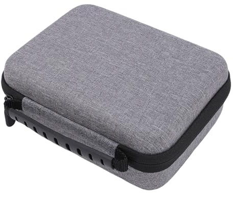 Fabater Portable Nebulizer Carrying Case Protective Shockproof Hard Travel Case for Meowyn, Mesh Pocket Handheld Inhaler Nebulizer Storage Bag for Travelers Grey