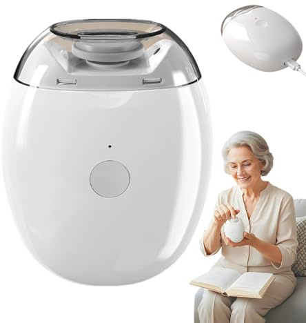 Elektrischer Nagelknipser, 2026 Neu Elektrische Nagelfeile, 3 In 1 Automatischer Elektrischer Nagelknipser mit LED-Licht und Feilen-Funktion Für Senioren, Erwachsene Und Babys (1PCS)