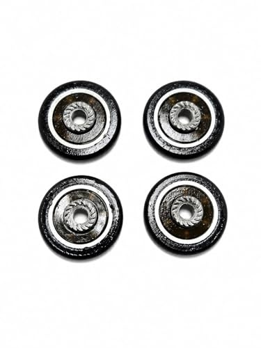 Genérico Ruedas para MAMPARA DE 20 MM con Tornillo, Descuento por CANTIDAD (Rueda 20 mm Rosca 4mm metrica, 8, Unidades)