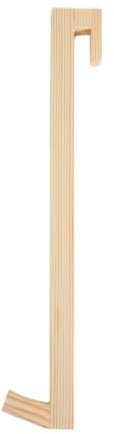 Porte-serviettes à suspendre pour paroi de douche - En bois - Sans perçage - Pour cabine de douche, salle de bain, cuisine
