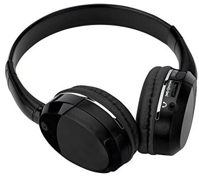 XTRONS Wireless Bluetooth Headphone for Most Audio Devices with adjustable headband 3.5mm auxiliary port