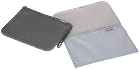 LÄSSIG Baby Windeltasche mit Wickelunterlage für unterwegs/Casual Changing Organizer anthracite