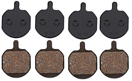 PUSOKEI 4 Paires de Plaquettes de Frein à Disque de VTT, pour Semelle Hayes MX2 / 3/4/5 CX5 GX-C GX2, 0.98 x 0.78 Pouces