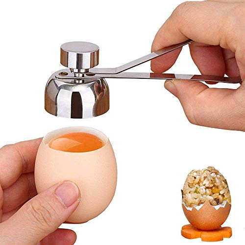 Topper De Huevo, Abridor De Huevo En Acero Inoxidable, Cortador De Cáscara, Separador Para Huevos Duros, Crudos O Blandos