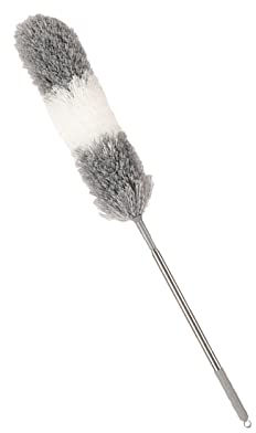 Umi Plumeau Extensible en Microfibre jusqu'à 245 cm, Lavable, pour Nettoyer Les Ventilateurs de Plafond Hauts, Les Stores, Les Toiles d'araignée, Les Voitures - Blanc