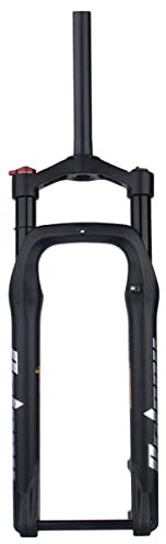 LHHL Snow Beach Bike Federgabel 26 Zoll * 4.0 Fat Tire MTB Federgabel Federweg 120mm 1-1/8 Gerades Rohr Manuelle Lockout Mountainbike Vordergabel
