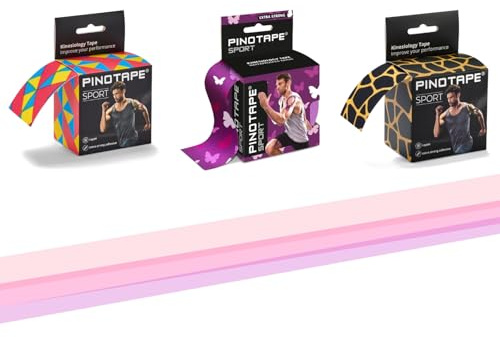 Pinotape Kinesiotape Set Girls Crazy 3 Rollen 5 cm x 5 m