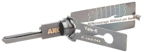 Yale - Set di Grimaldelli per Serrature 2 in 1, Kit Grimaldelli e Decodificatori (Yale-6)