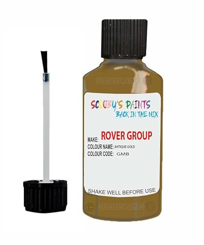 SCOOBYS PAINTS BACK IN THE MIX Touch Up Paint For Rover Antique Gold Gmb Non-Metallic